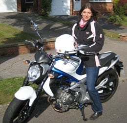 Sarah Bates - motorcycle training testimonial