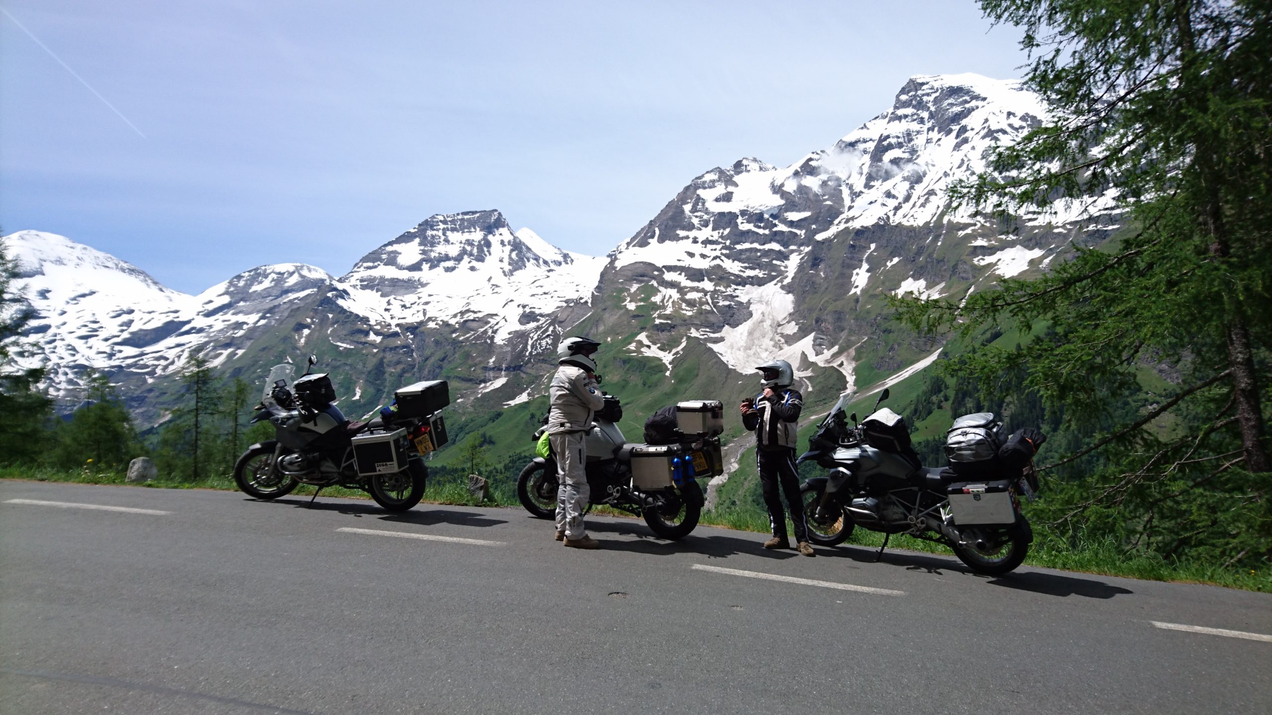 European motorcycle tour Austria Grossglockner Pass - 20 Countries in 20 Days