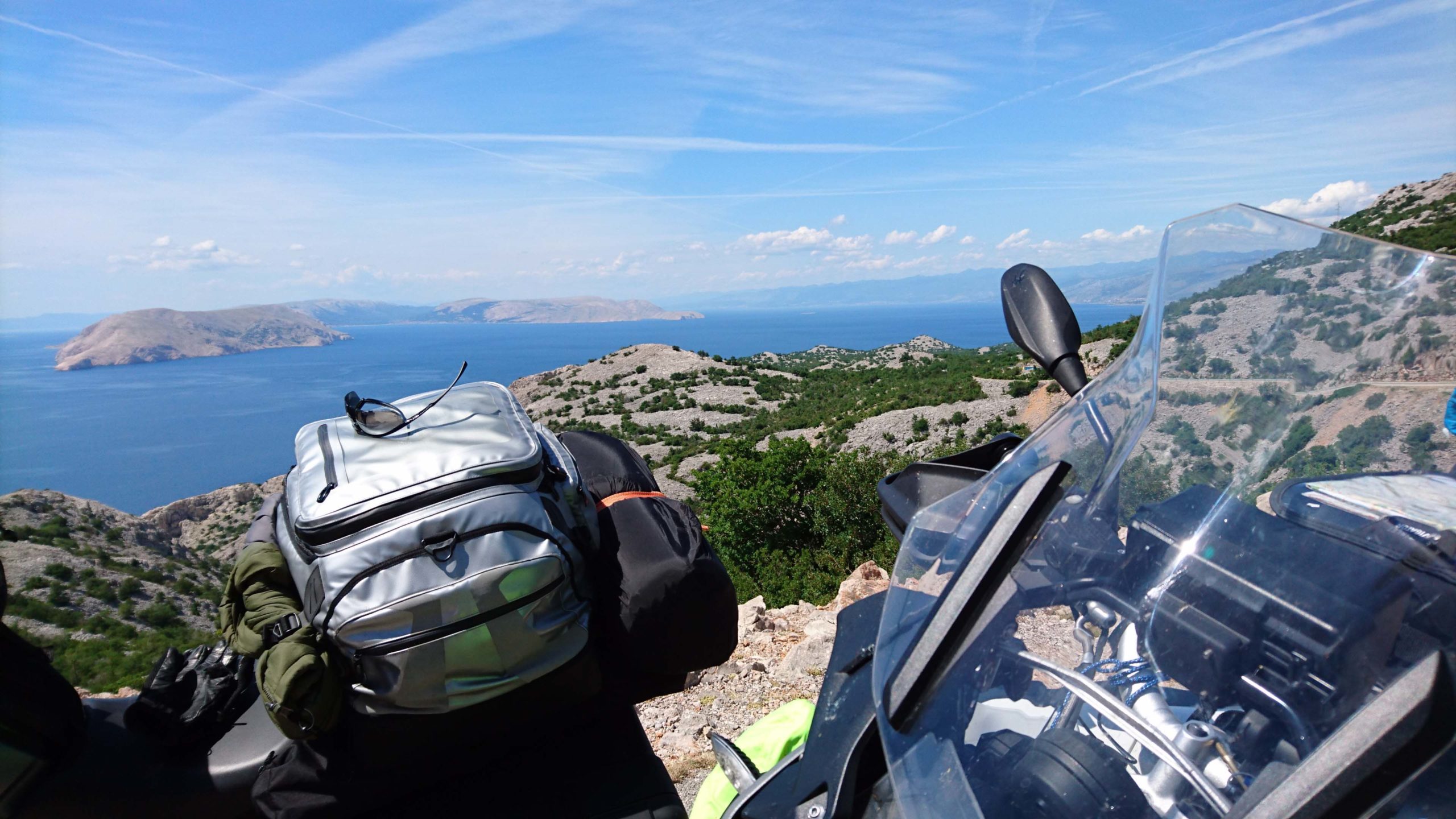 European motorcycle tour Croatia & Dalmatian coast near Zadar